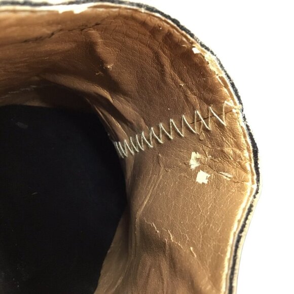 L'Artiste Spring Step Fun Mule Western Sz 37 6.5-7 Black Turquoise Hand Painted - Picture 12 of 12